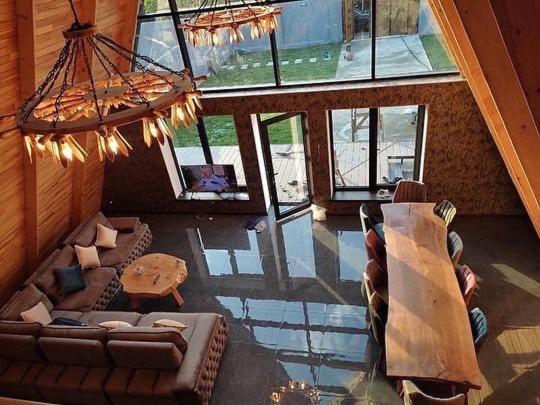 Qafqaz Wood Chalet Gabala Exterior foto