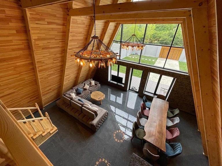 Qafqaz Wood Chalet Gabala Exterior foto