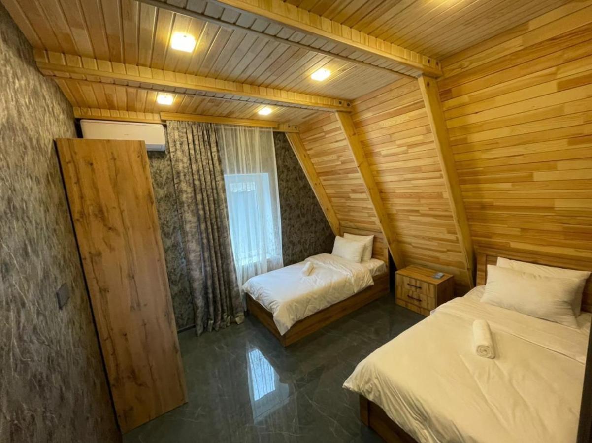 Qafqaz Wood Chalet Gabala Exterior foto