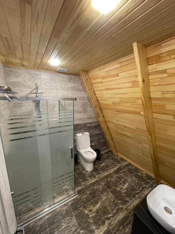 Qafqaz Wood Chalet Gabala Exterior foto