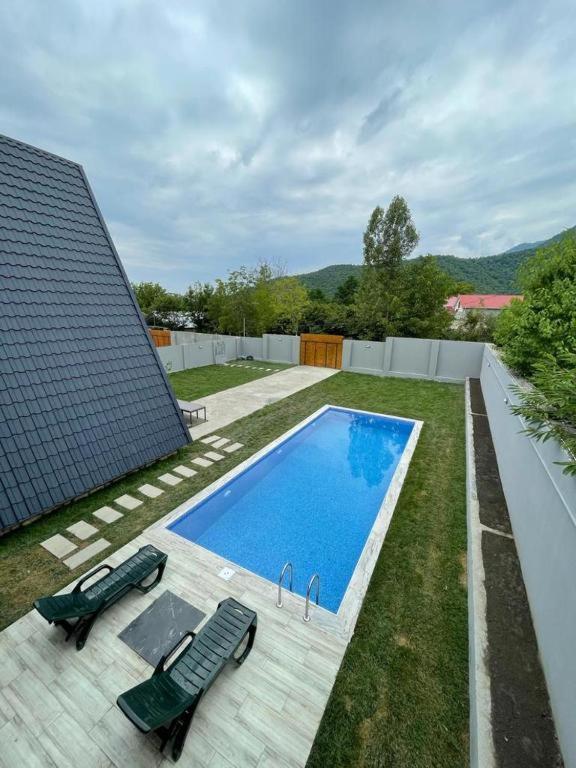 Qafqaz Wood Chalet Gabala Exterior foto