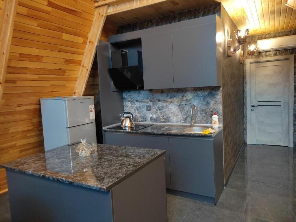 Qafqaz Wood Chalet Gabala Exterior foto